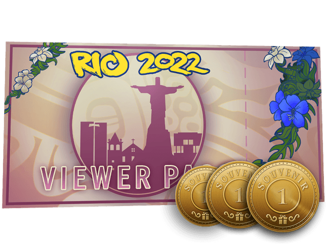 Rio 2022 Viewer Pass + 3 Souvenir Tokens