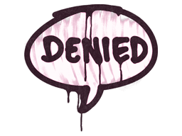 Sealed Graffiti | Denied (Princess Pink)