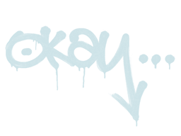 Sealed Graffiti | Okay (Wire Blue)
