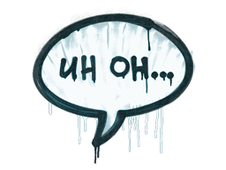 Sealed Graffiti | Uh Oh (Wire Blue)