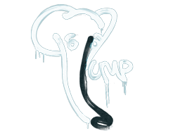 Sealed Graffiti | Recoil UMP-45 (Wire Blue)