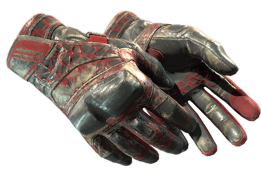 ★ Moto Gloves | Blood Pressure (Battle-Scarred)