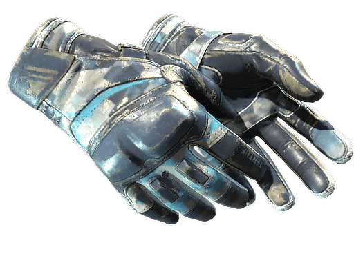 ★ Moto Gloves | Cool Mint (Battle-Scarred)