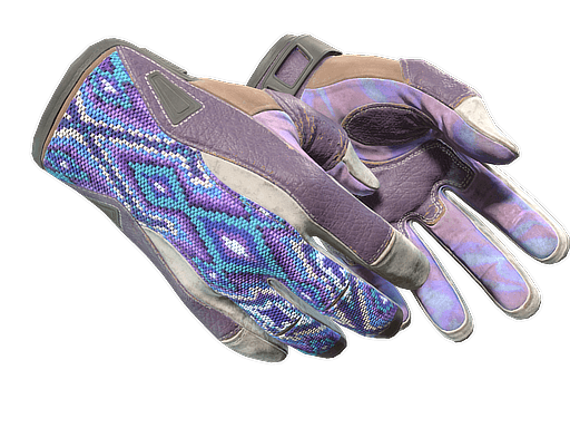 ★ Sport Gloves | Violet Beadwork (Well-Worn)