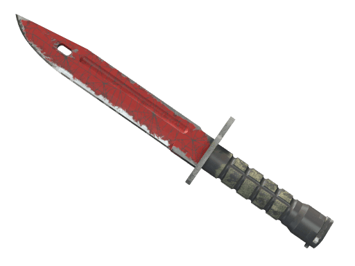 ★ StatTrak™ Bayonet | Crimson Web (Well-Worn)