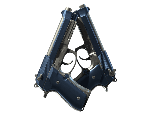 Souvenir Dual Berettas | Anodized Navy (Minimal Wear)