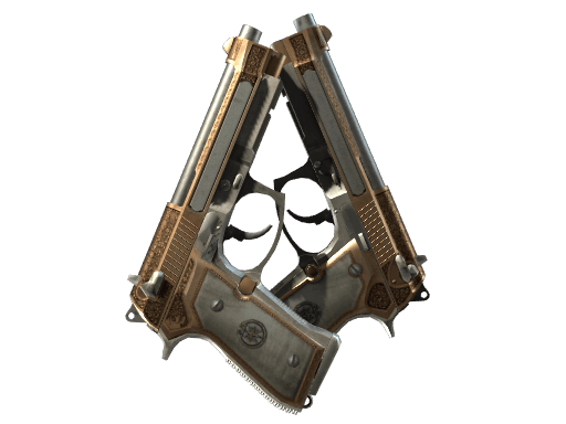 Dual Berettas | Cartel (Well-Worn)