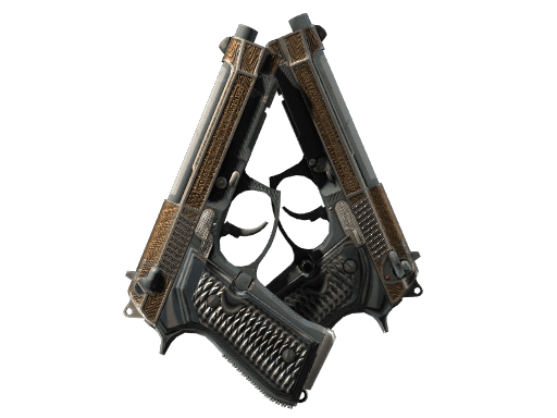Dual Berettas | Tread (Well-Worn)