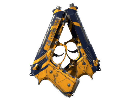 StatTrak™ Dual Berettas | Marina (Well-Worn)