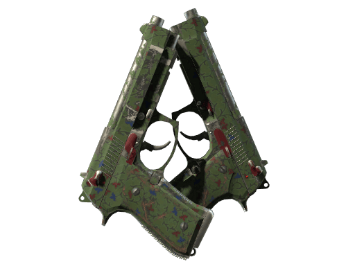 Dual Berettas | Briar (Field-Tested)