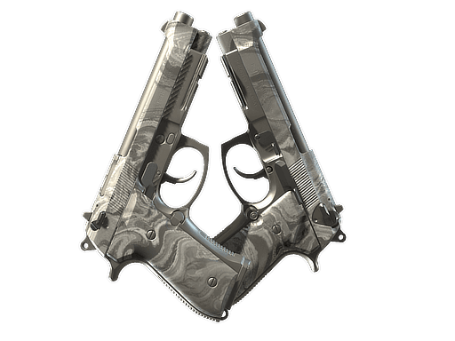 Dual Berettas | Silver Pour (Factory New)