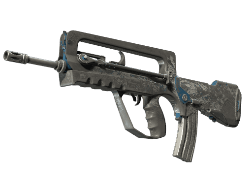 FAMAS | Halftone Wash (Battle-Scarred)