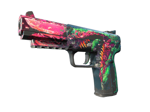 Five-SeveN | Hyper Beast (Battle-Scarred)