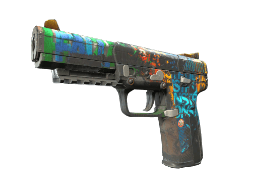 Five-SeveN | Fall Hazard (Battle-Scarred)