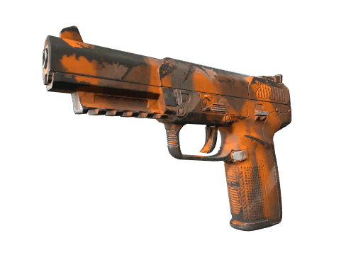 Souvenir Five-SeveN | Orange Peel (Well-Worn)