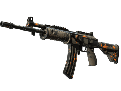 StatTrak™ Galil AR | Orange DDPAT (Battle-Scarred)