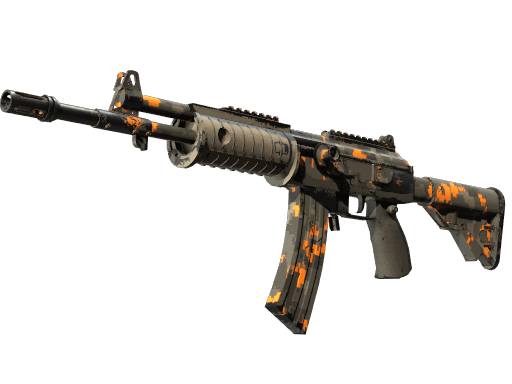 StatTrak™ Galil AR | Orange DDPAT (Well-Worn)
