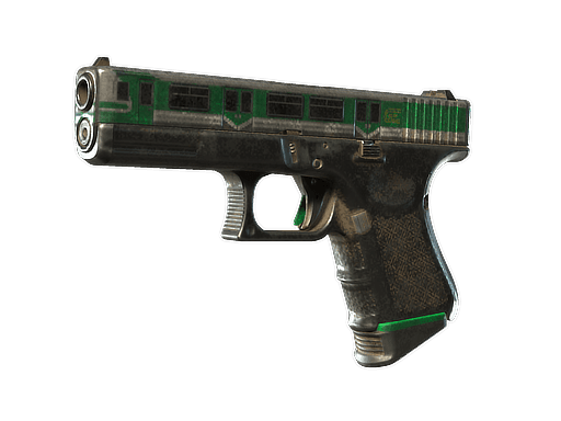 Souvenir Glock-18 | Green Line (Battle-Scarred)