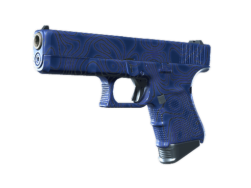 Souvenir Glock-18 | Ocean Topo (Minimal Wear)
