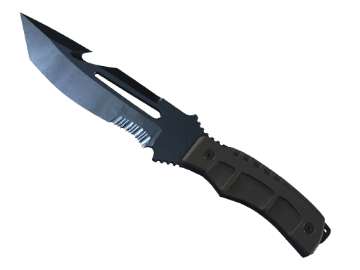 ★ StatTrak™ Survival Knife | Blue Steel (Field-Tested)
