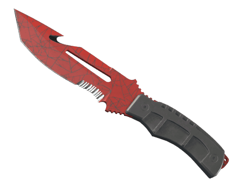 ★ Survival Knife | Crimson Web (Minimal Wear)