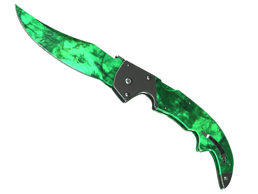 ★ StatTrak™ Falchion Knife | Gamma Doppler (Factory New) - Emerald