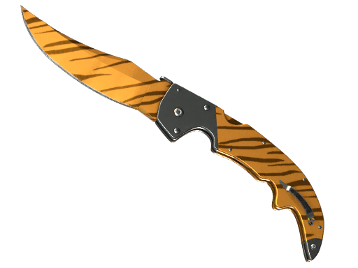 ★ StatTrak™ Falchion Knife | Tiger Tooth (Factory New)
