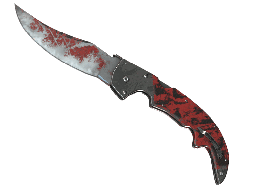★ StatTrak™ Falchion Knife | Crimson Web (Battle-Scarred)