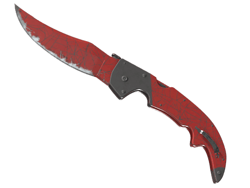 ★ Falchion Knife | Crimson Web (Field-Tested)