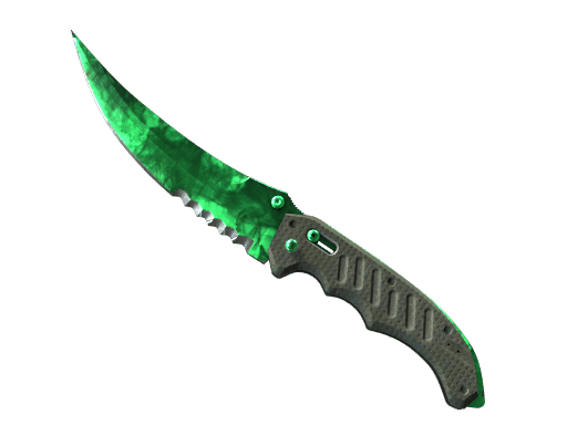 ★ StatTrak™ Flip Knife | Gamma Doppler (Factory New) - Emerald