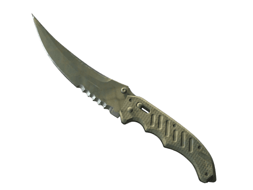 ★ StatTrak™ Flip Knife | Safari Mesh (Well-Worn)