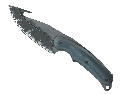 ★ StatTrak™ Gut Knife | Night (Battle-Scarred)