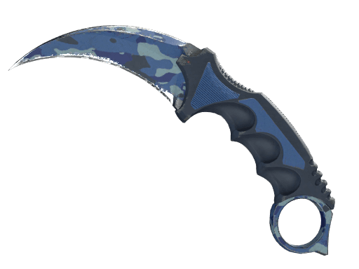 ★ StatTrak™ Karambit | Bright Water (Well-Worn)