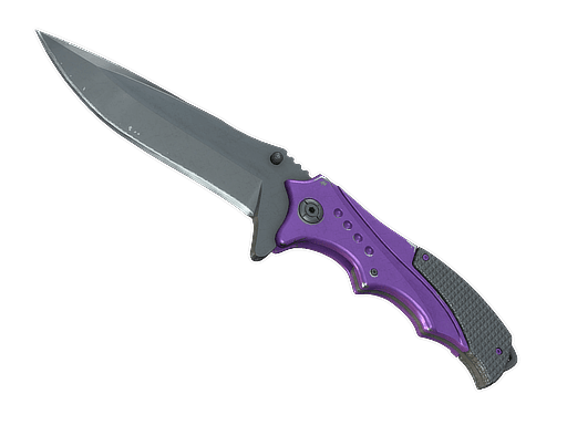 ★ StatTrak™ Nomad Knife | Ultraviolet (Well-Worn)