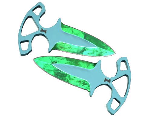 ★ StatTrak™ Shadow Daggers | Gamma Doppler (Minimal Wear) - Emerald
