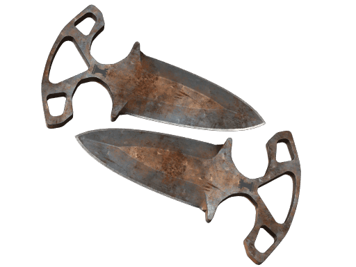 ★ StatTrak™ Shadow Daggers | Rust Coat (Battle-Scarred)