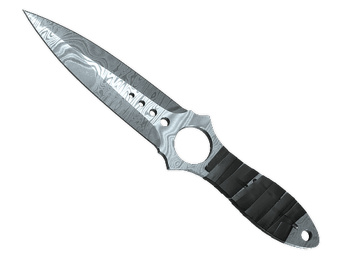 ★ StatTrak™ Skeleton Knife | Damascus Steel (Well-Worn)