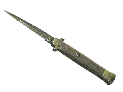 ★ Stiletto Knife | Boreal Forest (Battle-Scarred)