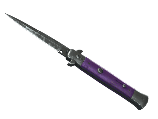 ★ Stiletto Knife | Ultraviolet (Battle-Scarred)
