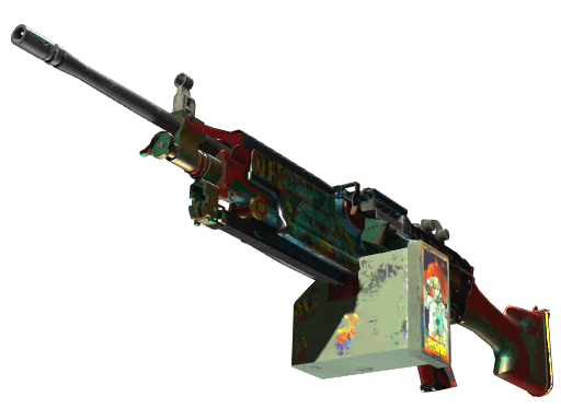 StatTrak™ M249 | Nebula Crusader (Battle-Scarred)