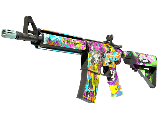 StatTrak™ M4A4 | In Living Color (Factory New)