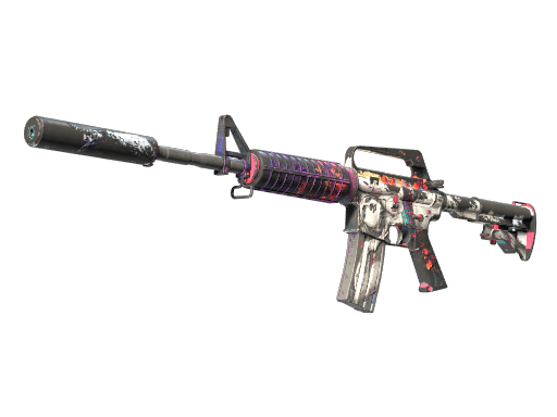 StatTrak™ M4A1-S | Vaporwave (Battle-Scarred)