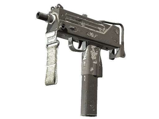 MAC-10 | Snow Splash (Battle-Scarred)