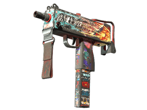 MAC-10 | Derailment (Battle-Scarred)