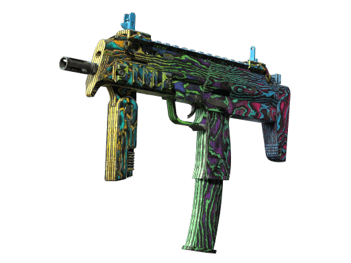 StatTrak™ MP7 | Neon Ply (Field-Tested)