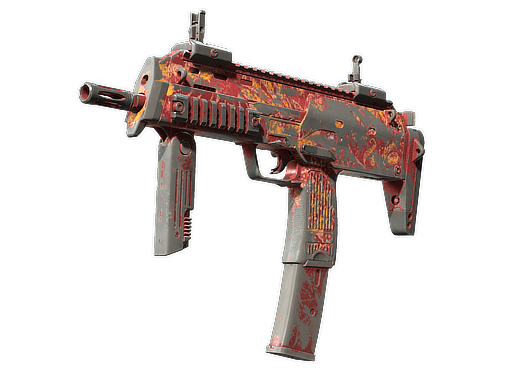 MP7 | Coral Paisley (Battle-Scarred)