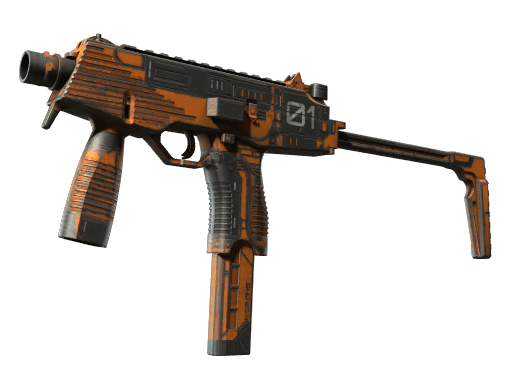 StatTrak™ MP9 | Modest Threat (Well-Worn)