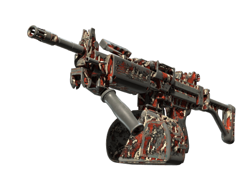 StatTrak™ Negev | Lionfish (Battle-Scarred)