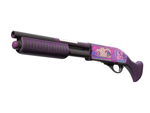StatTrak™ Sawed-Off | Kiss♥Love (Well-Worn)