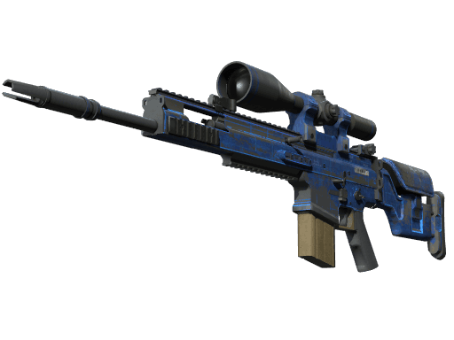StatTrak™ SCAR-20 | Blueprint (Battle-Scarred)